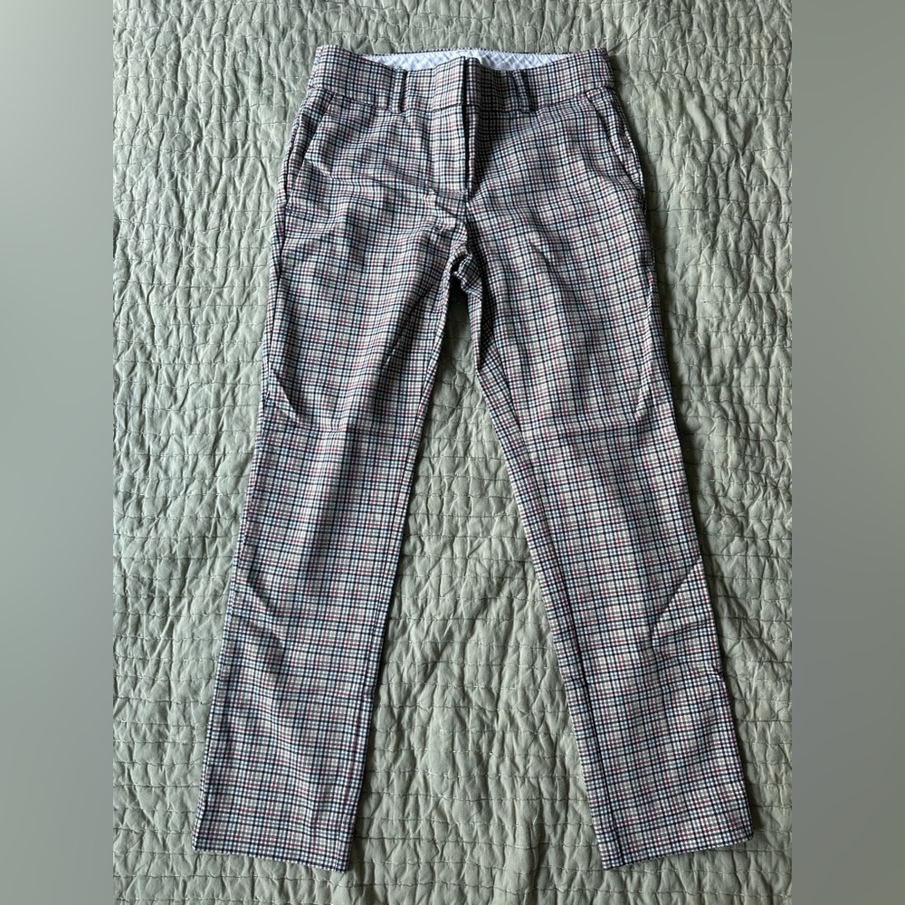 Multi-Check Dress Pants - Blue/White/Red/Green/Yellow